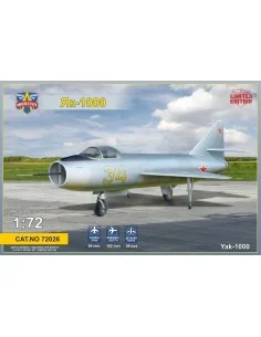 [NO_DESC] Yak 1000 supersonic demonstrator, 1/72 - ModelSvit MSVIT7...