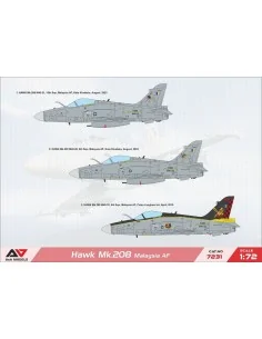 Hawk 208 light fighter (MAL), 1/72 - A&A Models AAM7231 2