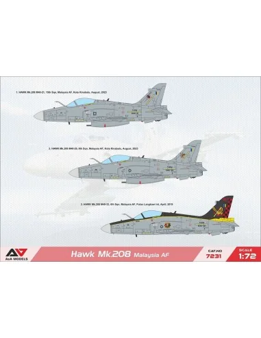 [NO_DESC] Hawk 208 light fighter (MAL), 1/72 - A&A Models AAM7231