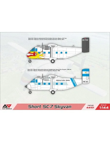 [NO_DESC] Short SC.7 Skyvan, 1/144 - A&A Models AAM44101