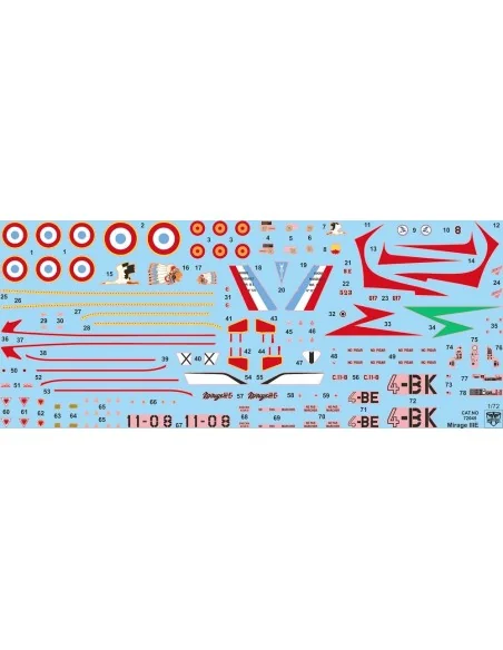 [NO_DESC] Mirage IIIE fighter-bomber, 1/72 - ModelSvit MSVIT72045