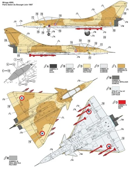 [NO_DESC] Mirage 4000 twinjet fighter prototype, 1/72 - ModelSvit M...