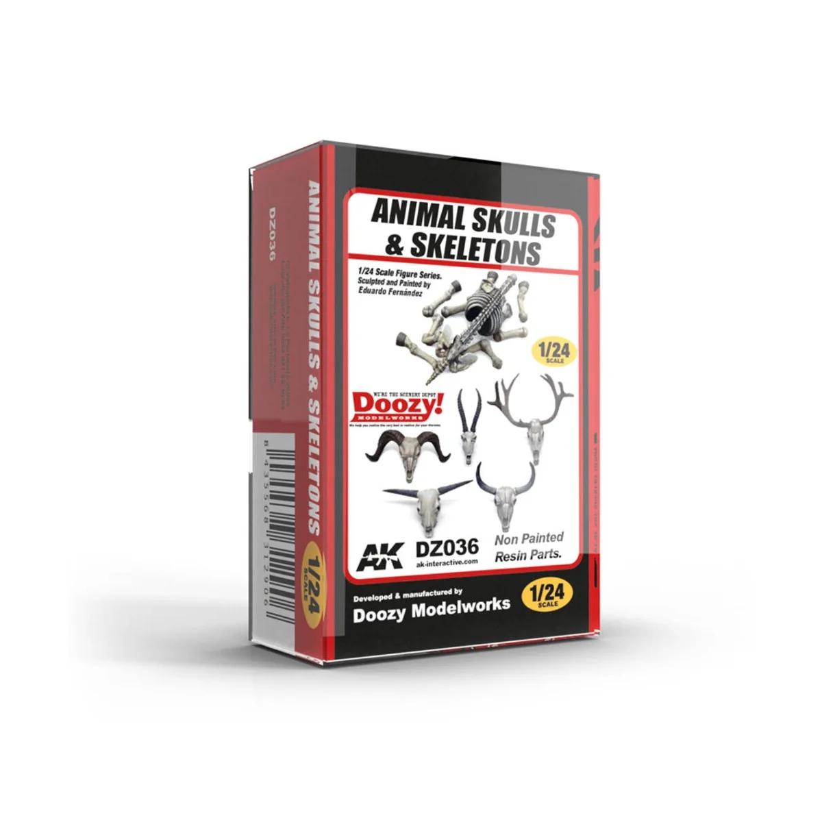 ANIMAL SKULLS & SKELETONS / CALAVERAS DE ANIMALES & ESQUELETOS 1:24...