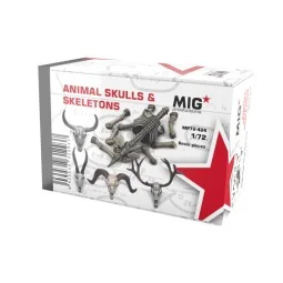 ANIMAL SKULLS & SKELETONS 1:72 - AK Interactive MP72-424
