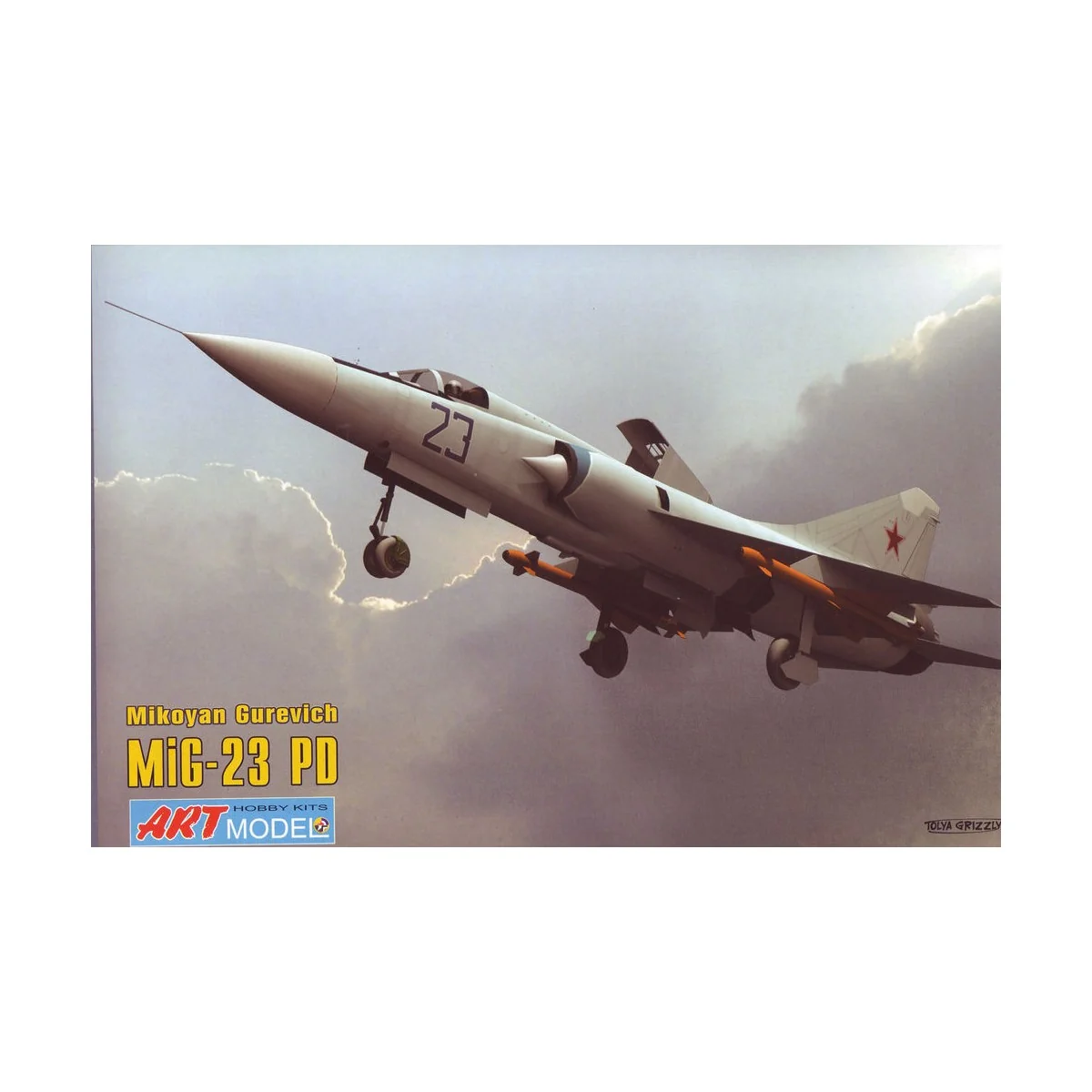 Mikoyan MiG-23PD first prototype - Art Model ART7208