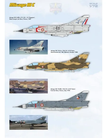 [NO_DESC] Mirage IIIC all-weather interceptor, 1/72 - ModelSvit MSV...
