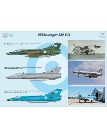 [NO_DESC] Mirage IIIEA/EBR interceptor, 1/72 - ModelSvit MSVIT72063