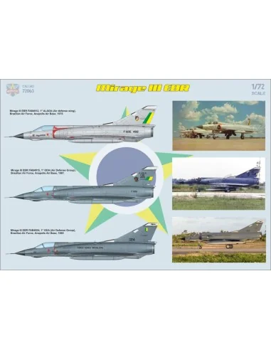 [NO_DESC] Mirage IIIEA/EBR interceptor, 1/72 - ModelSvit MSVIT72063