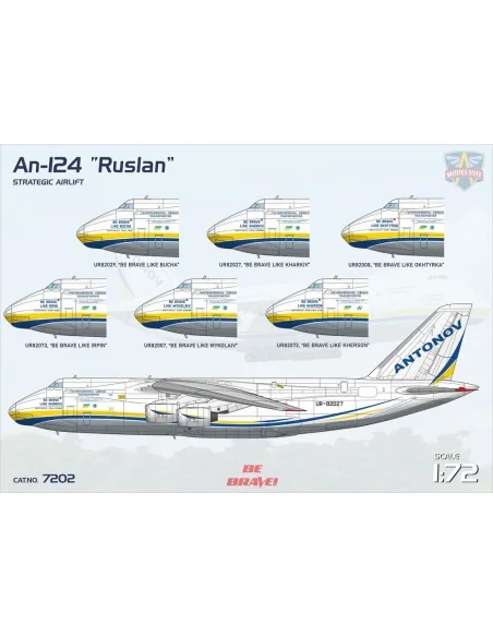 [NO_DESC] An-124 Ruslan Strategic airlift, 1/72 - ModelSvit MSVIT7202