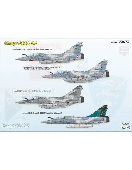 [NO_DESC] Mirage 2000-5F jet fighter, 1/72 - ModelSvit MSVIT72072