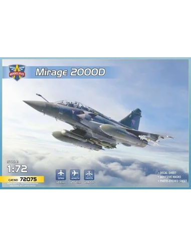 [NO_DESC] Mirage 2000D jet fighter, 1/72 - ModelSvit MSVIT72075