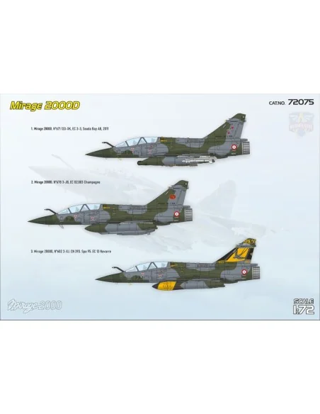 [NO_DESC] Mirage 2000D jet fighter, 1/72 - ModelSvit MSVIT72075