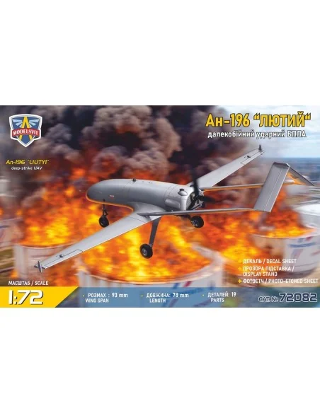 [NO_DESC] An-196 Liutyi deep-strike UAV (1/72), 1/72 - ModelSvit MS...