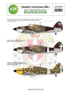 Hawker Hurricane Mk.I part 1 - Italian / Jugoslavian AF, 1/48 - Art...