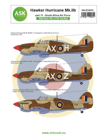 Hawker Hurricane Mk.IIB part 11 - South African Air Force, 1/32 - A...