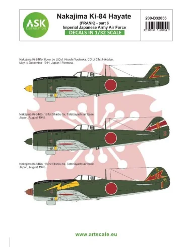 Nakajima Ki-84 Hayate (Frank) part 6 - Imperial Japanese Army Air F...