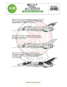 MiG-21F-13 Fishbed part 2 - US Air Force TES (TAC) unit, 1/32 - Art...