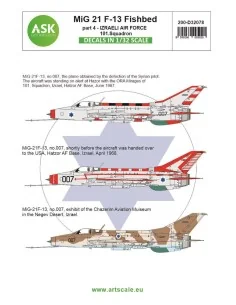 MiG-21F-13 Fishbed part 4 - Izraeli Air Force, 101. Squadron, 1/32 ...