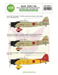 Aichi D3A1 Val part 2 - Pearl harbor raid, 7. December 1941, 1/48 -...
