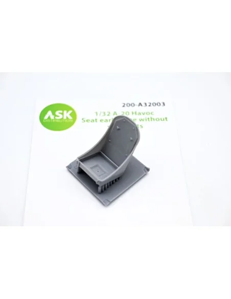 A-20 Havoc - Seat early type 3D print without seat belts, 1/32 - Ar...