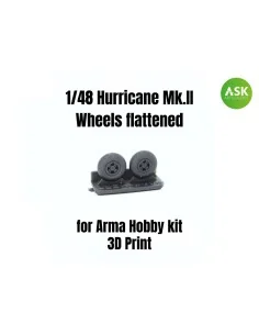 Hurricane Mk.II - Wheels, 1/48 - Art Scale Kit 200-A48003
