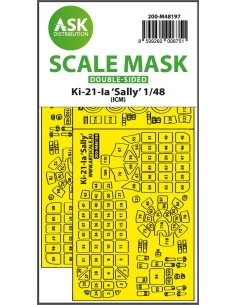 [NO_DESC] Ki-21-Ia Sally double-sided express fit mask for ICM, 1/4...