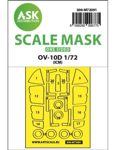 OV-10D Bronco one-sided express fit mask for ICM, 1/72 - Art Scale ...