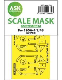 Fw 190A-4 double-sided express fit mask for Eduard, 1/48 - Art Scal...
