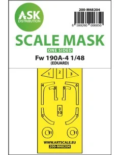 Fw 190A-4 one-sided express fit mask for Eduard, 1/48 - Art Scale K...