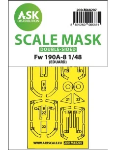 Fw 190A-8 double-sided express fit mask for Eduard, 1/48 - Art Scal...