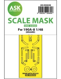 Fw 190A-8 one-sided express fit mask for Eduard, 1/48 - Art Scale K...