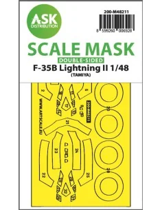 F-35B Lightning II double-sided express fit mask for Tamiya, 1/48 -...