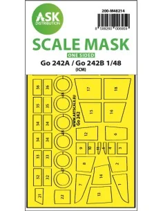 Gotha Go 242A / Go 242B one-sided express fit mask for ICM, 1/48 - ...