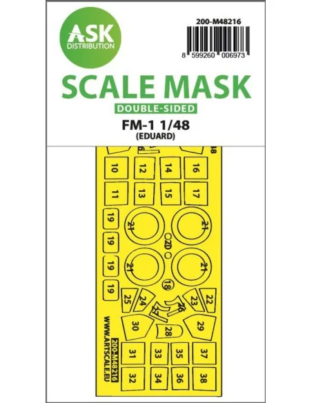 [NO_DESC] FM-1 double-sided express fit mask for Eduard, 1/48 - Art...