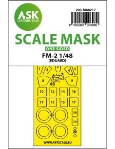 FM-2 one-sided express fit mask for Eduard, 1/48 - Art Scale Kit 20...
