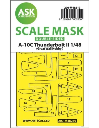 A-10C Thunderbolt II double-sided express fit mask for Great Wall H...