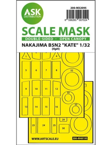 B5N2 Kate open canopy - double-sided express mask for Infinity, 1/3...
