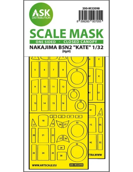 B5N2 Kate closed canopy - one-sided express mask for Infinity, 1/32...