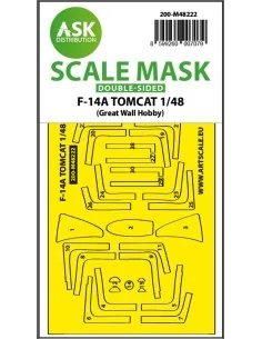 F-14A Tomcat double-sided express fit mask for Great Wall Hobby, 1/...