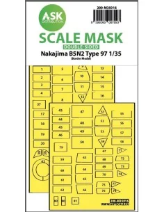 Nakajima B5N2 Type 97 double-sided express fit painting mask for Bo...