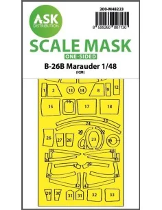 B-26B Marauder one-sided express fit mask for ICM, 1/48 - Art Scale...