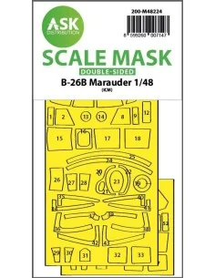 B-26B Marauder double-sided express fit mask for ICM, 1/48 - Art Sc...