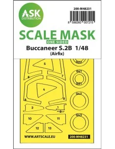 Buccaneer S.2B one-sided express fit mask for Airfix, 1/48 - Art Sc...