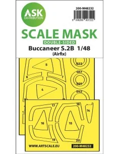 Buccaneer S.2B double-sided express fit mask for Airfix, 1/48 - Art...