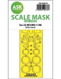 Su-22M3/M4 one-sided express fit mask for Kitty Hawk, 1/48 - Art Sc...