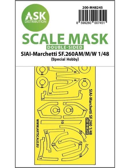 SIAI-Marchetti SF.260AM/M/W double-sided express fit mask for Speci...