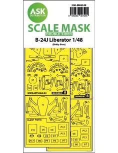 [NO_DESC] B-24J Liberator double-sided express fit mask for Hobby B...