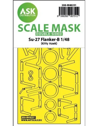 [NO_DESC] Su-27 Flanker-B double-sided express fit mask for Kitty H...