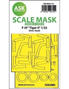 F-5F Tiger II double-sided express fit mask for Kitty Hawk, 1/32 - ...