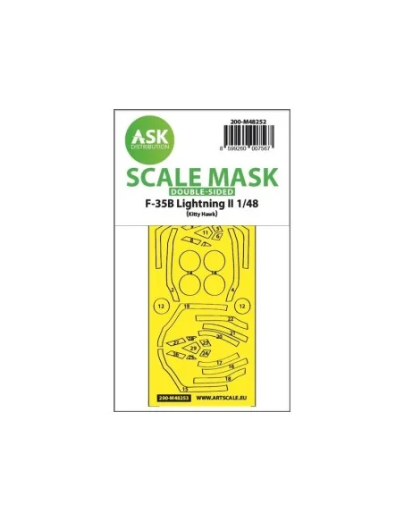 F-35B Lightning II double-sided express fit mask for Kitty Hawk, 1/...